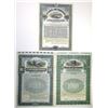 Image 1 : MO. St. Louis and San Francisco Railroad Co., 1901 to 1905, Specimen Gold Coupon Bond Trio.