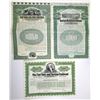 Image 1 : New York, New York Eastern Rail Lines 1900 to 1911, Specimen (Registered and Coupon) Gold Bond Trio.
