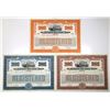 Image 1 : NY. Erie Railroad Co., 1903,  Specimen 4% Series B  Registered Gold Bond Trio.