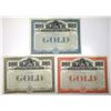 Image 1 : NY. Interborough Rapid Transit Co., 1908, Specimen Gold Coupon Bond Trio.