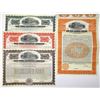 Image 1 : NY. New York Railways Co., 1912, Specimen (Registered and Coupon) 4% Gold Bond Quartet.
