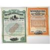 Image 1 : NY. New York, Chicago & St. Louis Railroad Co., 1887 and 1911, Specimen Coupon Bond  Pair.