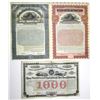 Image 1 : New York and Pennsylvania, 1874 to 1906, Specimen Coupon Bond Trio.