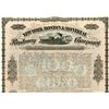 Image 1 : New York Boston & Montreal Railway Co., 1873, I/U Gold Coupon Bond