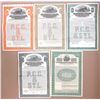 Image 1 : PA. Pittsburgh, Cincinnati, Chicago and St. Louis Railroad Co., 1919 to 1944, Specimen Gold Coupon B