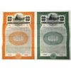 Image 1 : VT. Central Vermont Railway Co., 1920, Specimen 5% Gold Coupon Bond Pair.