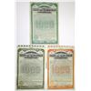 Image 1 : WI. Chicago, Milwaukee & St. Paul Railway Co., 1889, Specimen Gold Coupon Bond Trio.