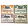 Image 1 : WI. Northern Pacific Railway Co., 1914, Specimen Refunding and Improvement Registered Bond Quartet.
