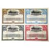 Image 1 : WI. Northern Pacific Railway Co., 1923, Specimen Series D, Registered 5% Gold Bond Quartet.