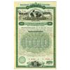 Image 1 : WI. West Side Railroad Co., 1891, Specimen Gold Coupon Bond Rarity