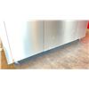 Image 5 : 74X44" ROLLING ISLAND WITH RECYCLE/GARBAGE DROPS. INC GARBAGE BINS BUT NO OTHER CONTENTS. LOCKABLE