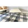 Image 2 : 30X60" GLOSS WHITE TABLE/DESK  NO CONTENTS