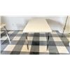 Image 2 : 30X60" GLOSS WHITE TABLE/DESK  NO CONTENTS