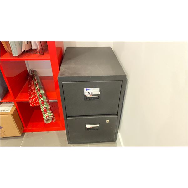 SENTRY 2 DRAWER FIRESAFE FILE CABINET NO CONTENTS