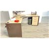Image 2 : 66"X66" CORNER DESK WITH MOBILE DRAWER PEDESTAL NO CONTENTS