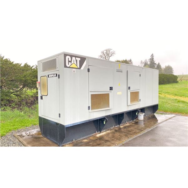 CATERPILLAR C15 GENSET. ONLY 234 HOURS. SOLD AND SERVICED BY FINNING. 6 CYLINDER TURBO DIESEL.