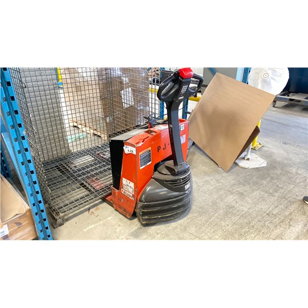 PRIME MOVER ELECTRIC PALLET DOLLY. MODEL SMX45 4500 LB CAPACITY BUILT IN BATTERY CHARGER
