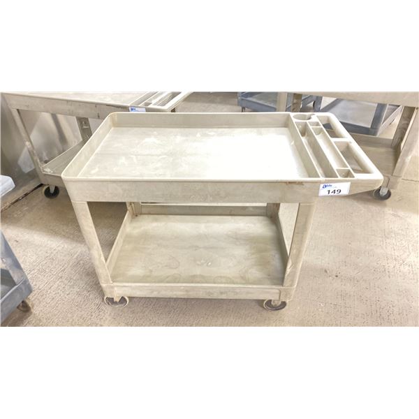 RUBBERMAID ROLLING CART NO CONTENTS