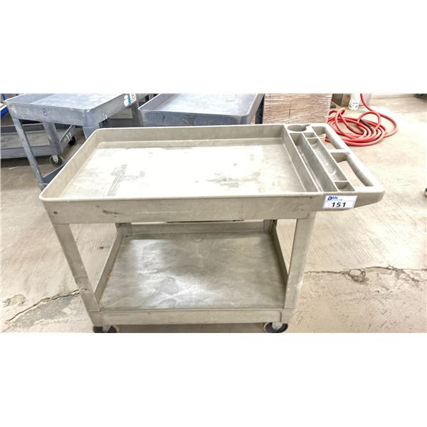 RUBBERMAID ROLLING CART NO CONTENTS