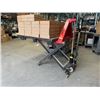 Image 2 : GLOBAL INDUSTRIAL MANUAL HIGH-LIFT SKID JACK TRUCK, 2200 LB. CAPACITY MSRP $1700