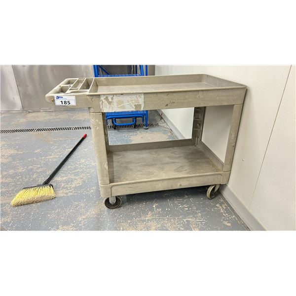 RUBBERMAID ROLLING CART 48X25" NO CONTENTS LOCATED IN SACHET ROOM 3