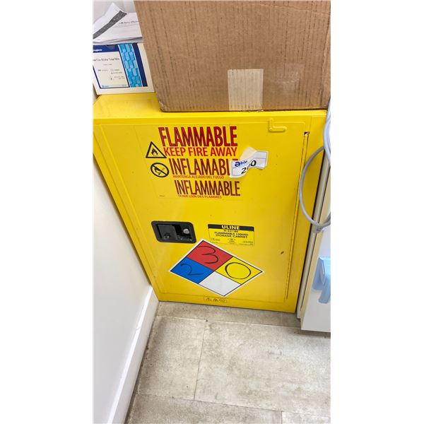 ULINE FLAMMABLE LIQUID STORAGE CABINET MODEL H-2218S