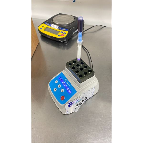 HYGIENA INCUBATOR SMALL FORMAT DIGITAL DRY BLOCK INCUBATOR. USED FOR ENVIRONMENTAL SWAB TESTING.