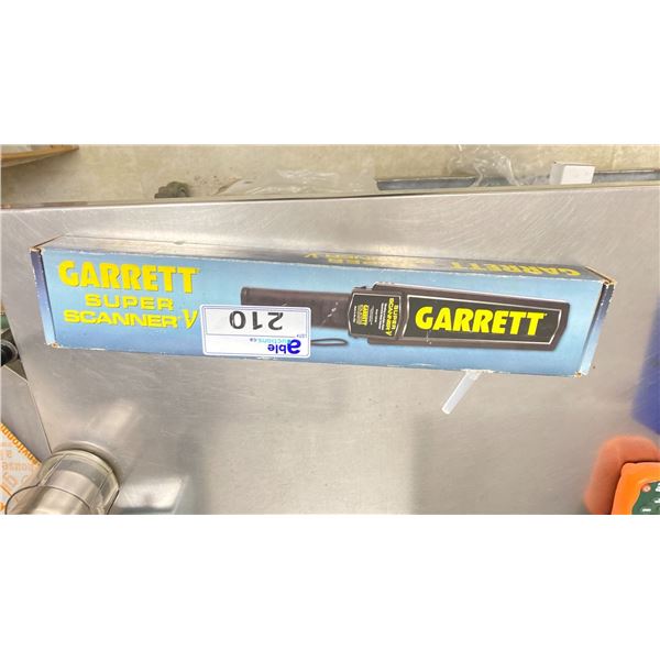 GARRETT SUPER SCANNER V METAL DETECTOR
