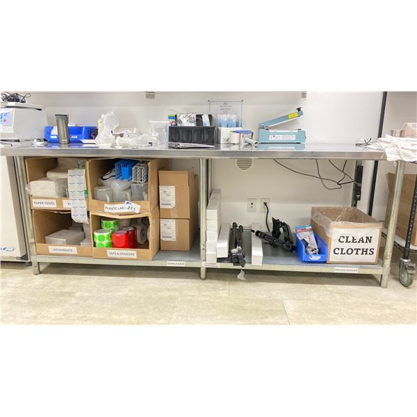 GROUP LOT LAB SUPPLIES. MEASURING CONTAINERS, KIMTECH DELICATE TASK WIPERS, LAB FILM, TAPES AND