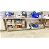 Image 1 : 8'X30" STAINLESS PREP TABLE NO CONTENTS-LOCATED IN UPPER SCIENCE ROOM