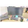 Image 6 : GROUP LOT. 2X 66X66" CORNER DESKS, 4 MATCHING DRAWER PEDESTALS, GREY METAL DRAWER PEDESTAL, 3X21"