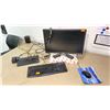 Image 4 : GROUP LOT OF 6 MONITORS. 3X 20" DELL, 24" SAMSUNG, 21" LENOVO, 24" DELL, ASST PHONE HEADSET,