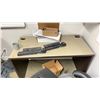 Image 3 : 2 X 66" CORNER DESKS WITH MOBILE OFFICE CARTS, 4' DESK, 4 X LENOVO MONITORS, ASST OFFICE TYPE