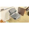 Image 6 : 2 X 66" CORNER DESKS WITH MOBILE OFFICE CARTS, 4' DESK, 4 X LENOVO MONITORS, ASST OFFICE TYPE