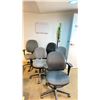 Image 12 : DESKS AND MONITORS IN OFFICE A 205. 60" DESK, 48" DESK, 4X 66" CORNER DESKS, MOBILE OFFICE CARTS,