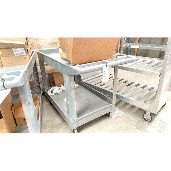 RUBBERMAID ROLLING CART NO CONTENTS
