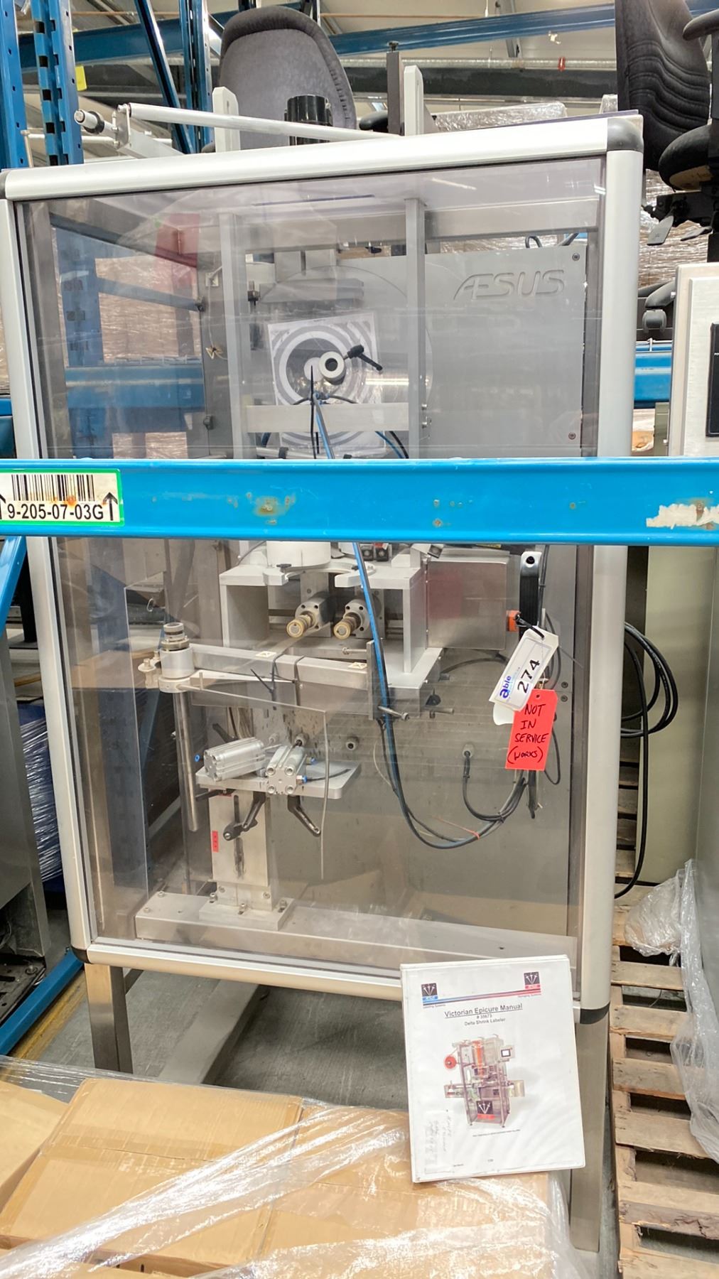 Master Delta Labeler DELTA SHRINK LABELER MACHINE - Able Auctions