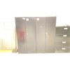 Image 1 : GROUP LOT 7 X 6'X3' METAL CABINETS. ONE HAS CONTENTS