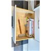 Image 10 : CONTENTS OF PRODUCT TEST KITCHEN. MEASURING CUPS, SPOONS, GLOVES, BOWLS, CUTTING BOARDS, UTENSILS,