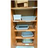 Image 2 : 6'X30" X16" DEEP DOUBLE DOOR STORAGE CABINET WITH CONTENTS