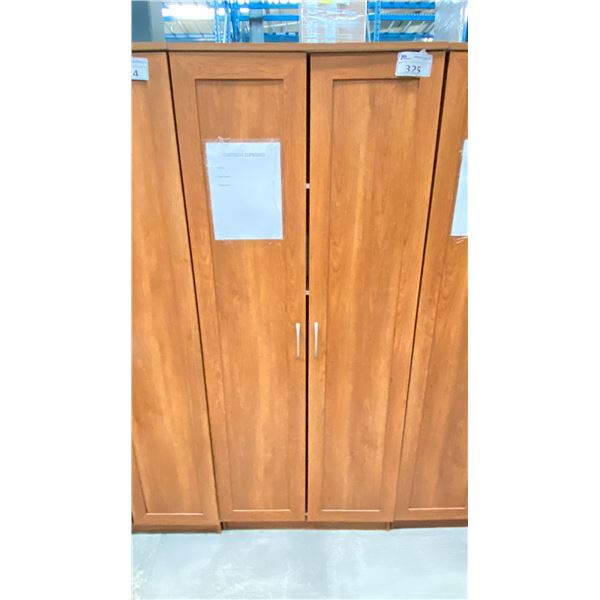 6'X30" X16" DEEP DOUBLE DOOR STORAGE CABINET WITH CONTENTS