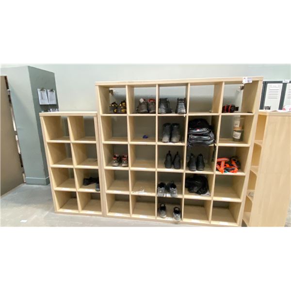 IKEA CUBBIES 72X72, 2X32X58" NO CONTENTS