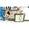Image 1 : PALLET OF FRAMED ARTWORK-ASST PICS AND WATERCOLORS-DECENT FRAMES APPROX 22. 26"X26"