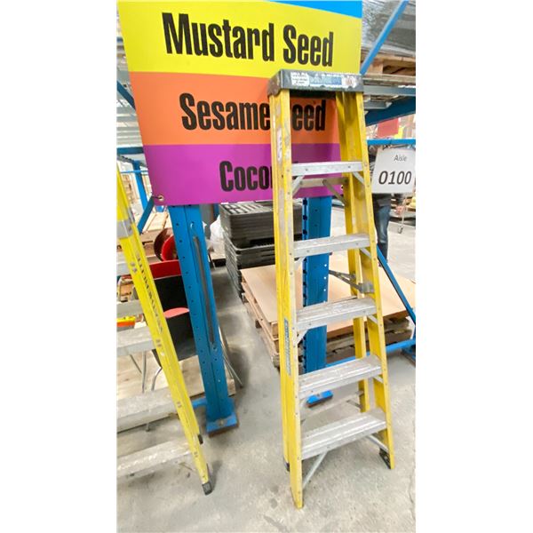 6' FIBREGLASS STEP LADDER *LAST DAY FOR REMOVAL*