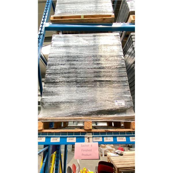 PALLET OF ULINE PLASTIC PALLETS APPROX 18