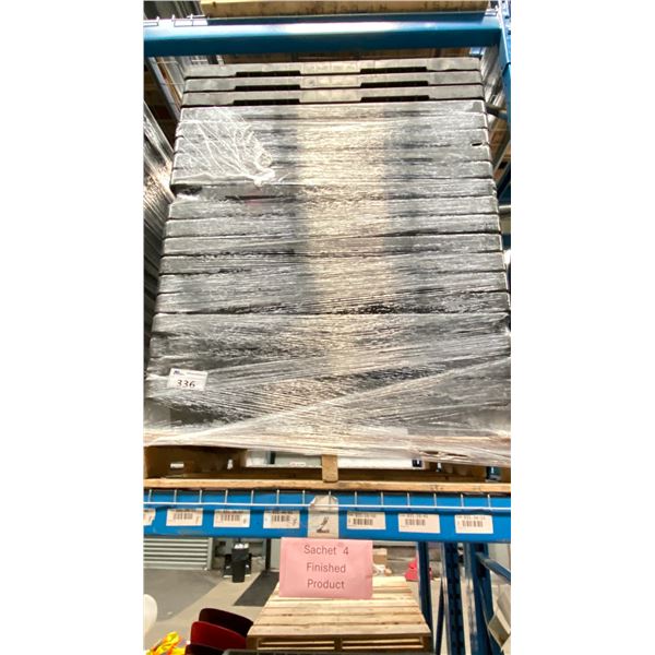 PALLET OF ULINE PLASTIC PALLETS APPROX 18