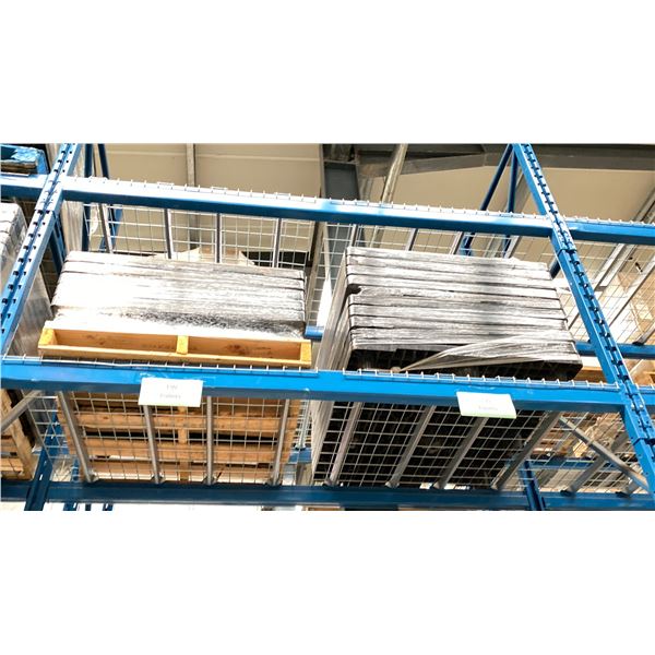 2 PALLETS ULINE PLASTIC PALLETS APPROX 15