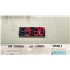 Image 2 : DIGITAL CLOCK-WIFI ENABLED INC 3 SMALLER REMOTE CLOCKS. RETAIL $1700
