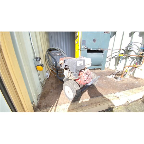 HONDA 11 HP PRESSURE WASHER MODEL GX340 COMES WITH MULTIPLE HOSES, WAND AND FLOOR SCRUBBER