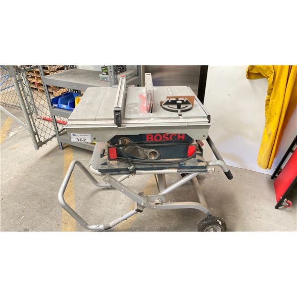 BOSCH FOLDING TABLE SAW 10" MODEL 4000